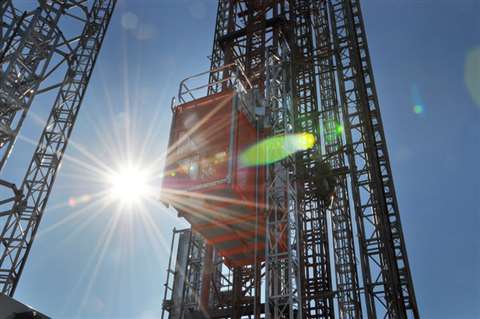 The Alimak Hek TCL tower crane lift.