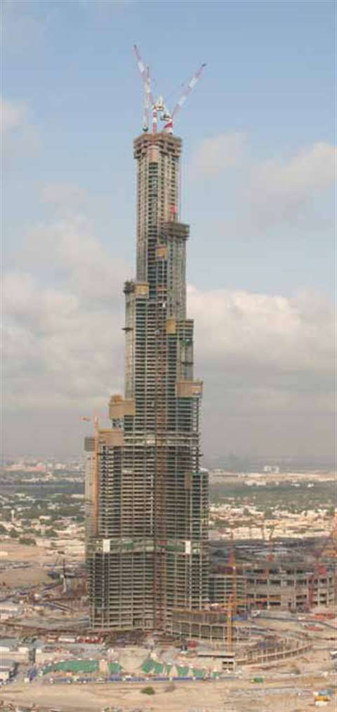 Developer Emaar's iconic Burj Dubai is already the tallest building in the world at over 540 m, alth