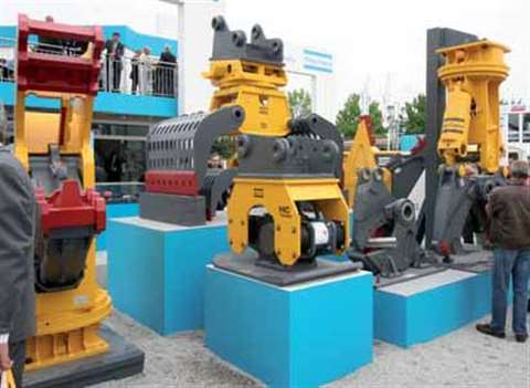 Atlas copo launched a number of new attachments suitable for use in the demolition role, in addition