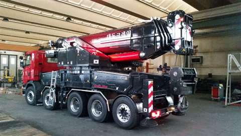 The Eurogru 300.23 truck mounted crane
