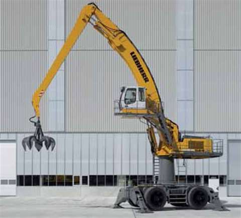 The latest material handler form Liebherr is the 58 tonne A 944 C HD Litronic