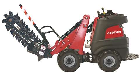 The Zahn R300 tool carrier – a machine that Ditch Witch said was now featured in Loxam’s rental flee