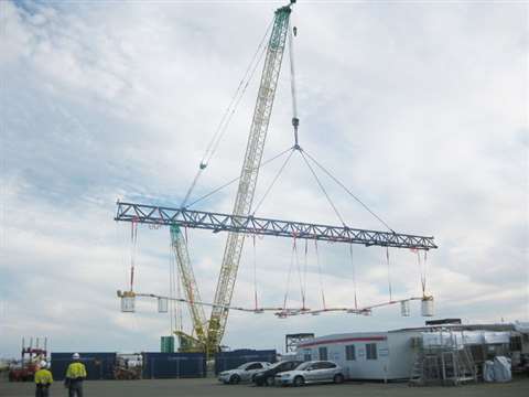 Tutt Bryant’s new Manitowoc MLC650 crawler crane
