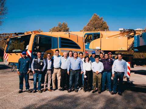 The GSL team with the latest addition to their fleet