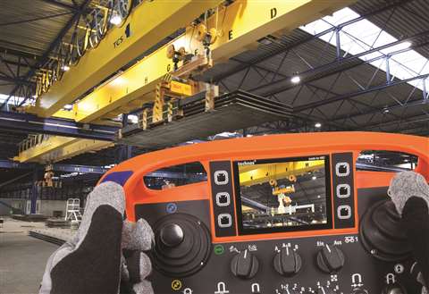 HBC-radiomatic Photon transmitter in industrial crane application