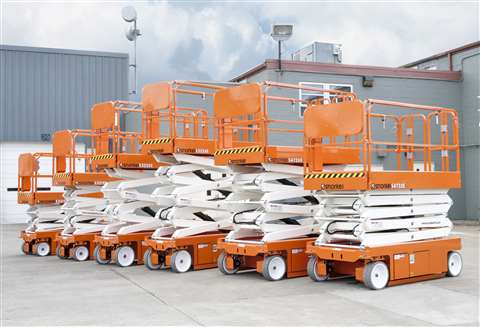 Snorkel scissor lifts.