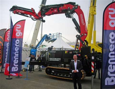 Brennero Gru CWE 525.6 + Jib 6S articulating telescopic crawler crane