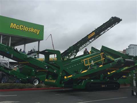 McCloskey unveils third generation of mobile cone crushers