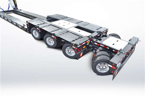 The first 4 axle double drop with steerable pin on flip (2)