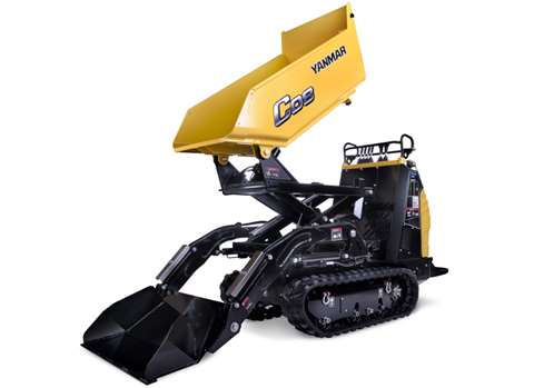 New on the Yanmar stand will be the C08, an 800 kg capacity mini-carrier designed for landscaping an