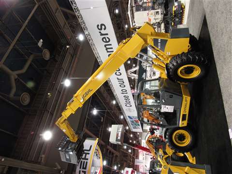Gehl's DL 12-55 on display at World of Concrete 2015.