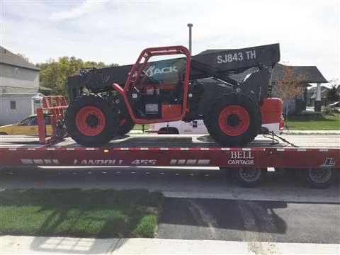 Access, Lift &amp; Handlers has exclusive new photos of Skyjack's soon-to-be-released TH telehandler