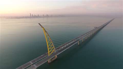 Kuwait Causeway inauguration image