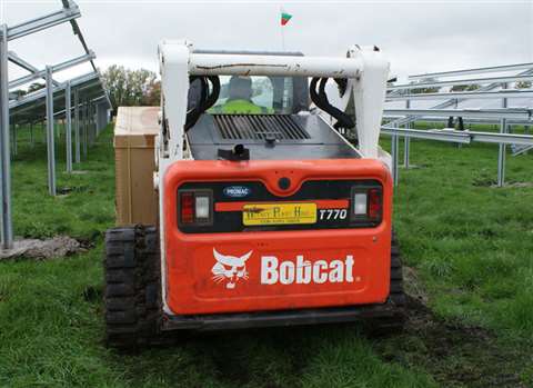 One of Witney Plant Hire’s new Bobcat T770 compact tracked loaders