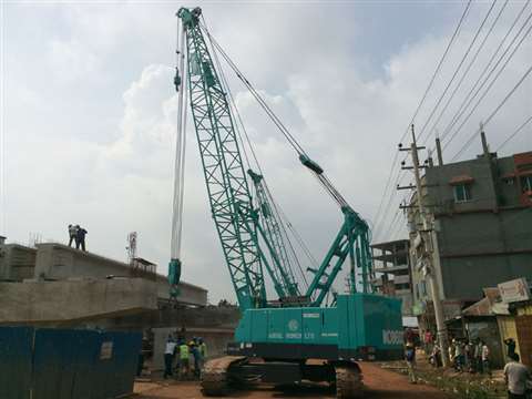CKL1000i working at Jaydebpur-Mymenshing flyover project in Bangladesh