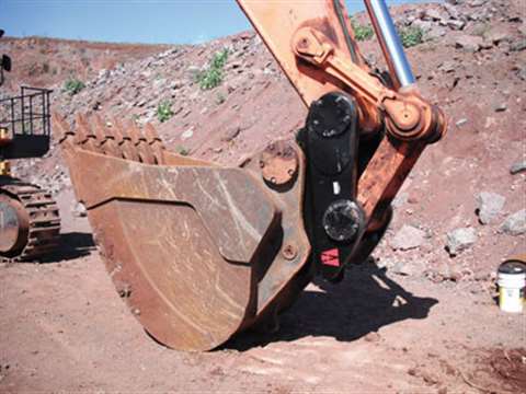 The Wedgelock Quick Coupler is available in sizes suitable for almost every size of excavator, large