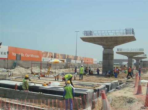 The AED 15.5 billion (US$ 4.2 billion), 75 km long Dubai Metro will have 47 stations and carry 355 m