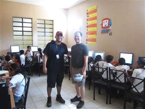 Members of the Point-of-Rental team recently traveled to Guatemala to install a technology classroom