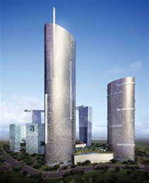 At the heart of Sorouh's residential development sit two “iconic” towers, the 74-storey Sky Tower (T