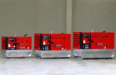 Europower's EPSR rental generator range