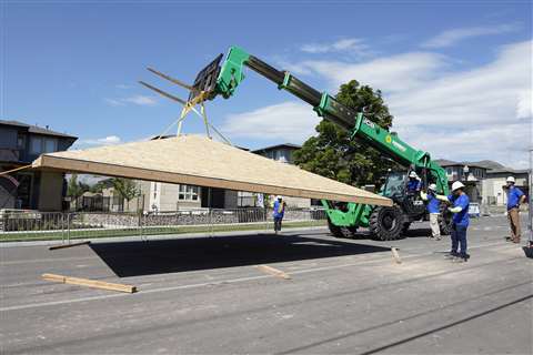 Sunbelt Rentals on location in the new series of Extreme Makeover: Home Edition