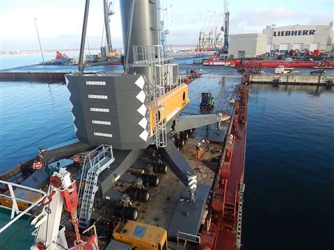 MV Papenburg at Liebherr's Rostock facility