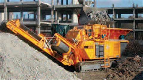 Rubblemaster's RM80 has been successfully used to process demolition waste on a city centre site in 