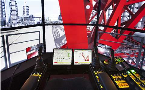 The PTC simulator is to be used to train operators for the Mammoet PTC 140/200 DS
