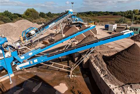 Hereford Quarries' CDE wet processing plant.