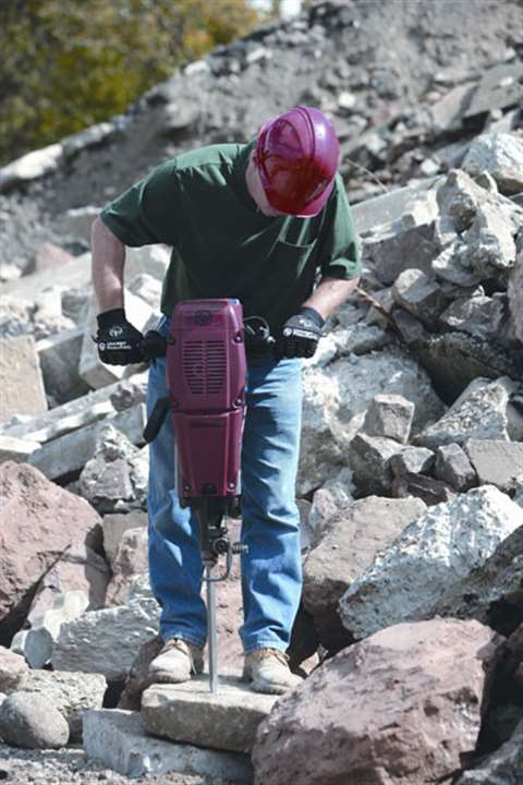 The Red Hawk hand-held breaker is new from Chicago Pneumatic