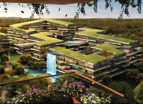 Chinese developer Shanghai Zendai is to build a city-within-a-city to house at least 100,000 people,