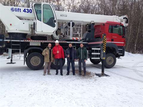 from left: Davide Pulito, CTE area manager; Aleksandr Zahharov, Eesti Energia Kaevandused; Aleksandr