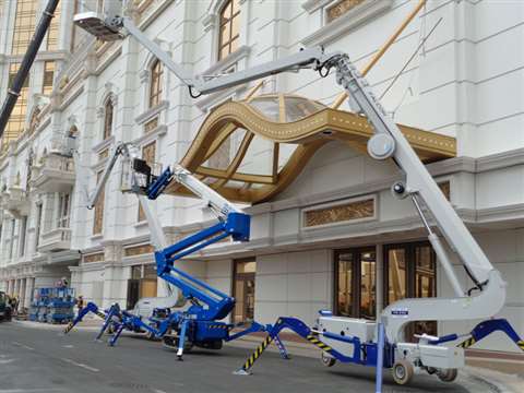 TCA Lift Falcon Spiders at the Galaxy Hotel and Casino resort in Macao, China.

