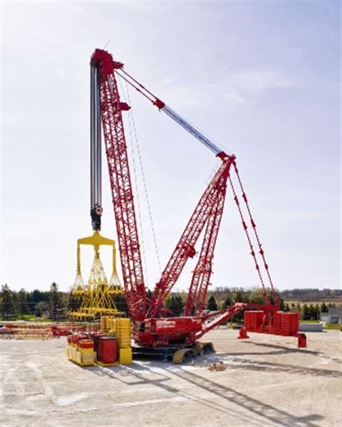 Manitowoc has completed overload testing on its Model 31000