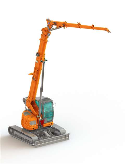The new SPK60 crawler crane from Jekko