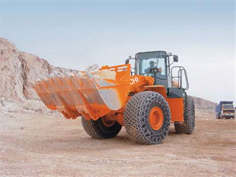 The ZW370 is one of three new loaders being launched by Hitachi following the formation of its manuf