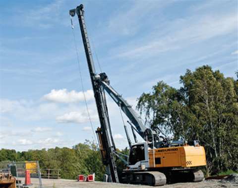 Among Liebherr's new machines for the foundations segment will be the LRH 100, which can handle 2,5 