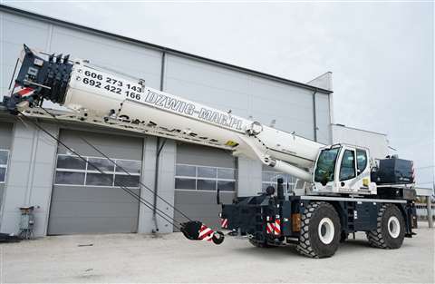 Liebherr LRT 1100-2-1 for Dźwigi Mazowsze Marcin Zielonka