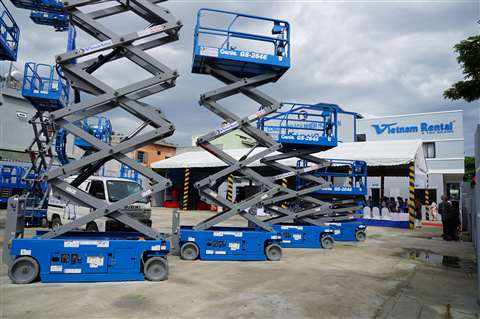 Genie Machines at yard