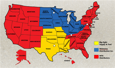 EDCO distribution network