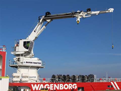 The BM-T40 has been installed on the Walk to Work vessel the Kroonborg, owned by Wagenborg
