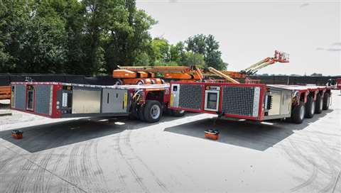 The Faymonville PowerMax SPMC self-propelled vehicle
