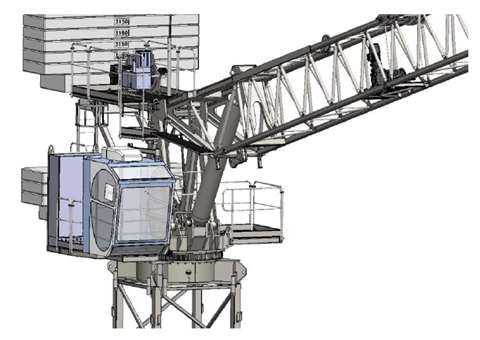 EDL 120 luffer from ENG Cranes