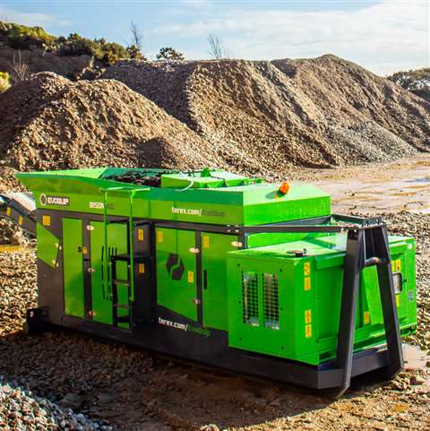 EvoQuip Bison 160 hybrid jaw crusher