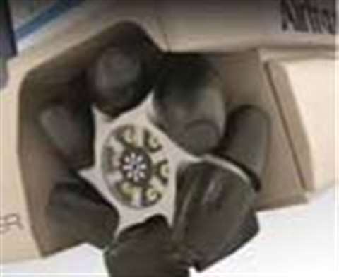 The innovative wheel technology will be used on a new range of electric scissor lifts on show from A