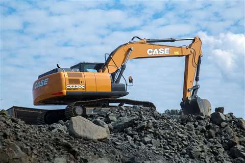 Case CX220C crawler excavator