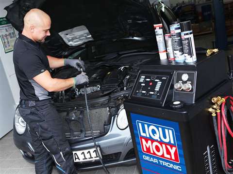 Liqui Moly says its Gear Tronic machine ensures that the lubricant is replaced completely on automat