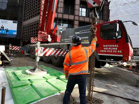 The modular Solum foundations spread working loads over an increased footprint. They are strong but