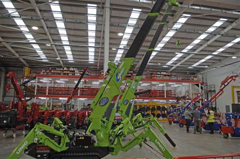 Inside one half of GGR Group's UK facility at the open day on 14 September 2018