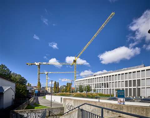 Wolff  towers on the old ice works project at the Paulaner Brewery